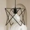 Buy Ceiling Lamp - Industrial Design Pendant Lamp - Star Black 58230 - prices